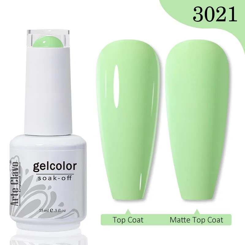 15ml Gel Nail Polishes Hybrid Nail Gel Lak Manicure Semi-permanent Enamels Varnish For UV LED Nail Supplies