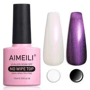 AIMEILI Pearl Top Coat Gel nail polish BKT002