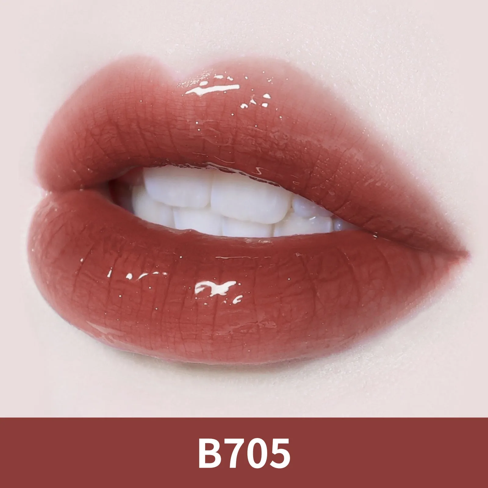 Mirror Series B705 Brown Airy Lip Gloss - High-Quality Product