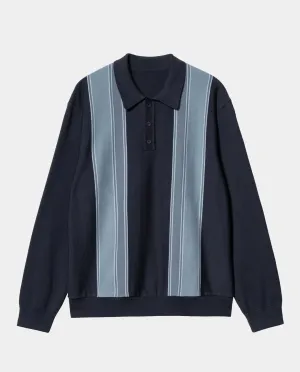 Carhartt WIP - Kendricks LS Polo Shirt - Navy