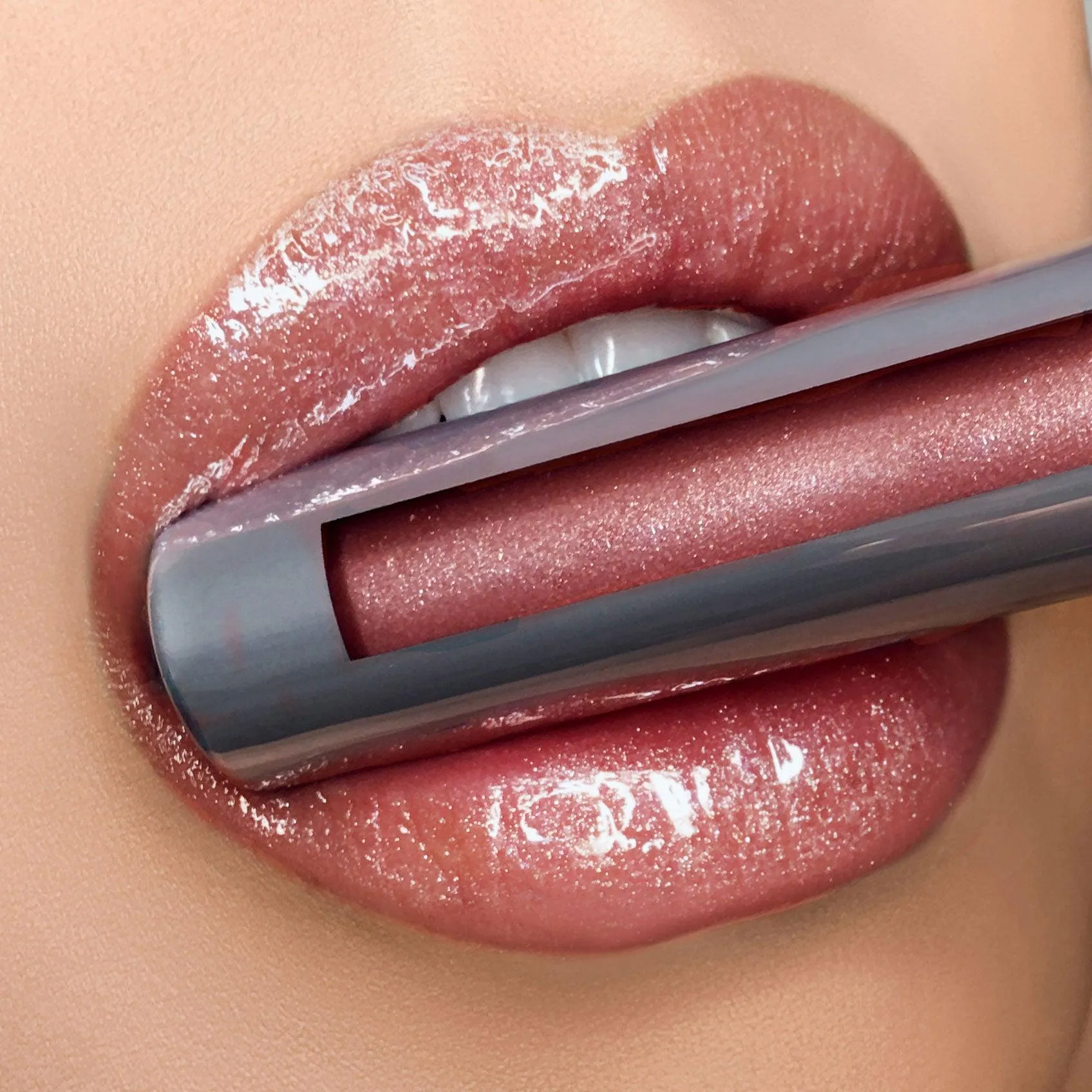 Chameleon | A Shimmery Golden Rose Lip Gloss