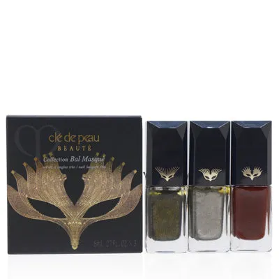 CLE DE PEAU BEAUTE/COLLECTION BAL MASQUE NAIL LAQUER TRIO 0.27 OZ X3 (8 ML)