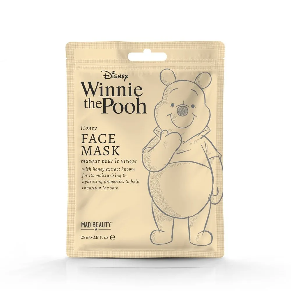 Disney Winnie the Pooh Hydrating Face Mask Collection by Mad Beauty