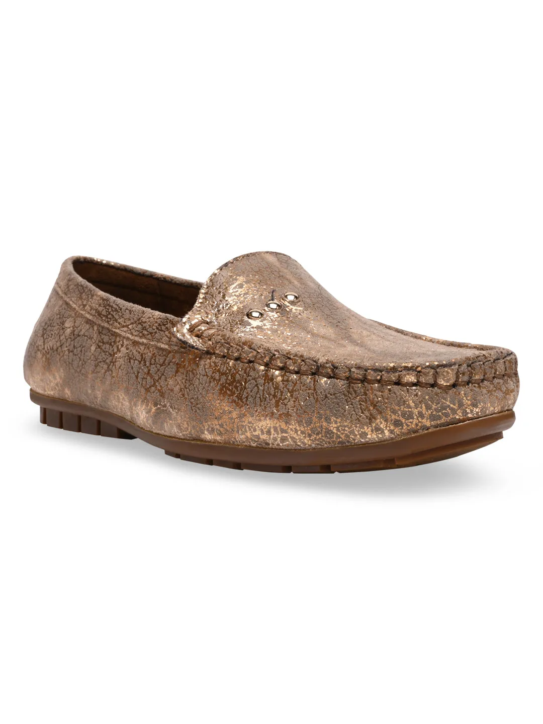 Empower By Rocia Gold Women Comfort Ballerinas