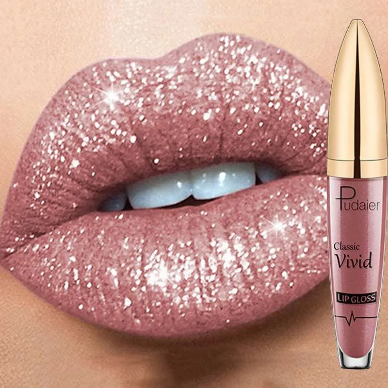 Sparkling Long-Lasting Shiny Lip Gloss