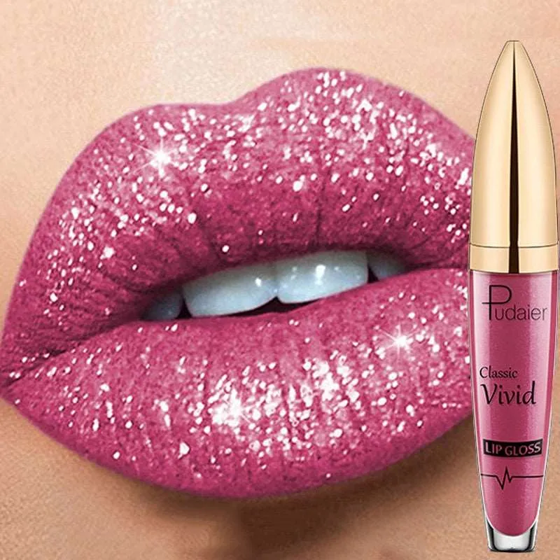 Sparkling Long-Lasting Shiny Lip Gloss