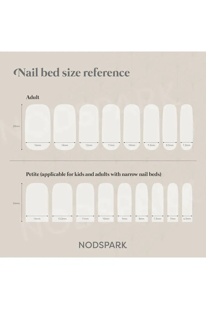 Nail Stickers - Nude Milky Way (Adult)