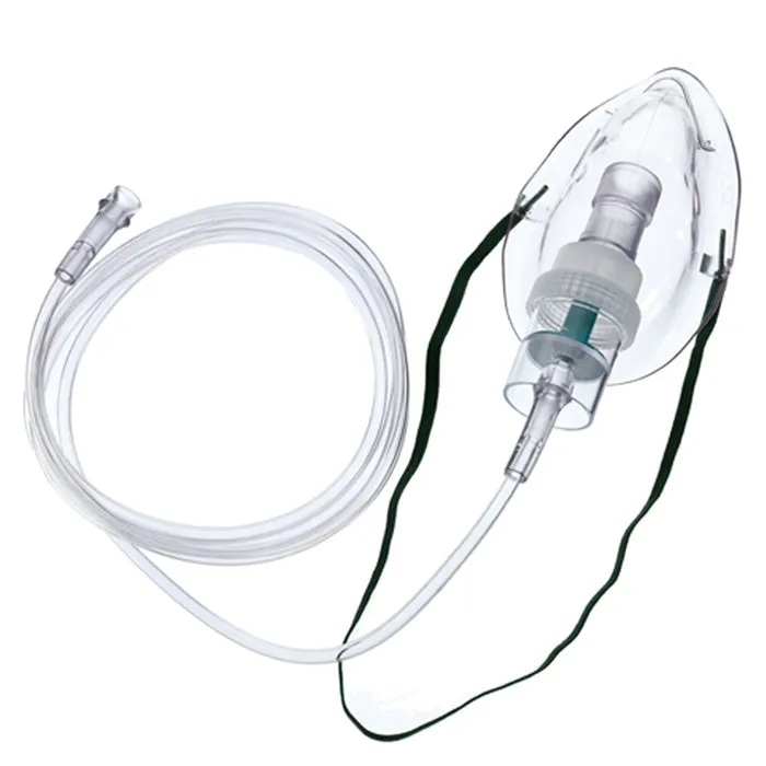 Nebulizer Mask Micro Mist Elongated Shape, Adult Size with 7' Tubing