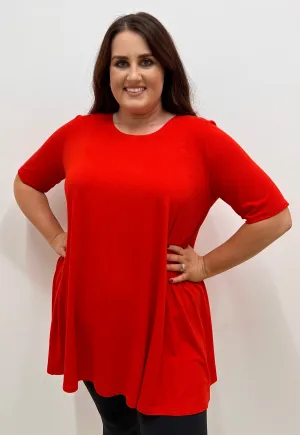 Noen Basic Top in Red