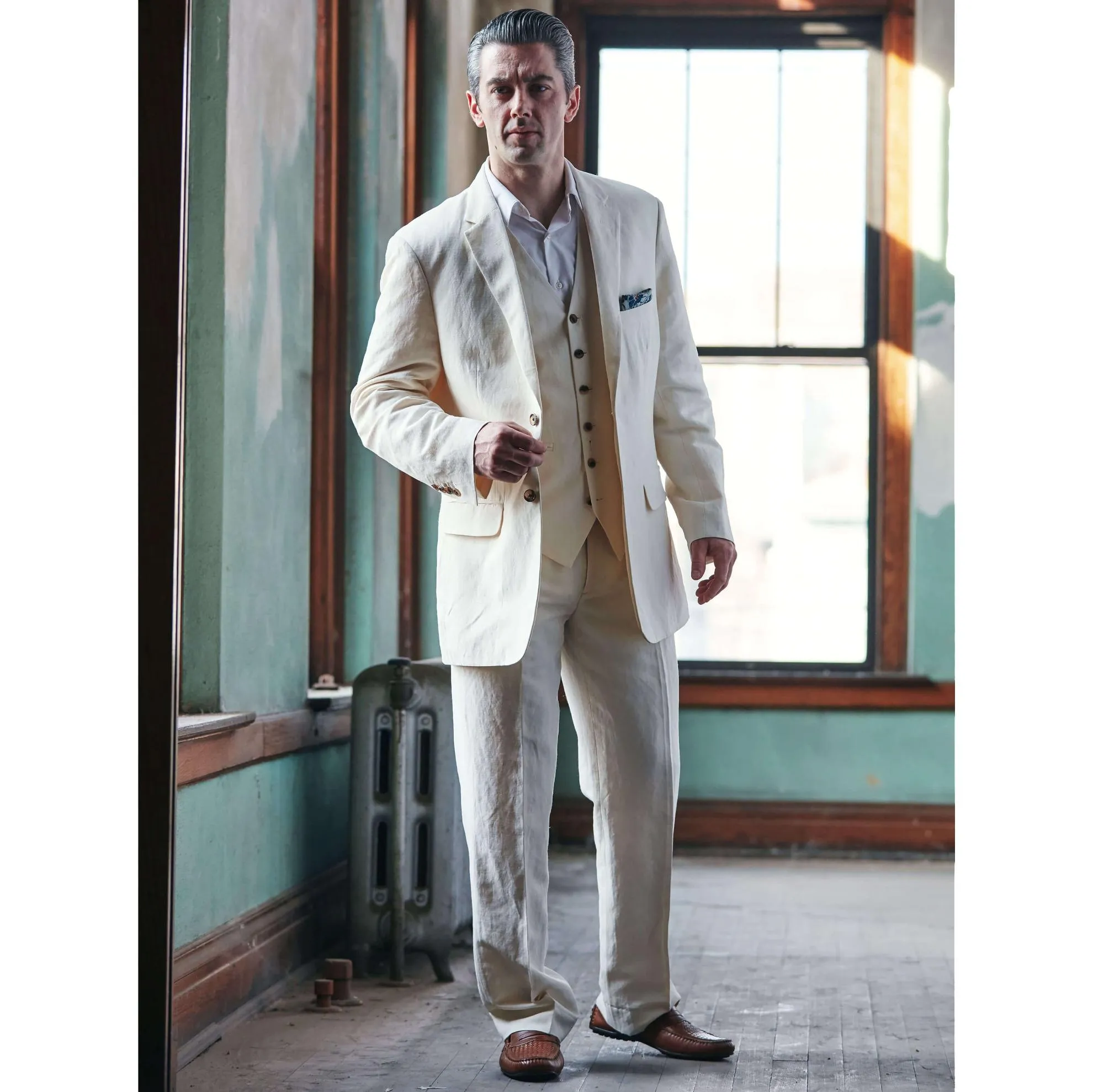 Silk & Linen Suit Jacket