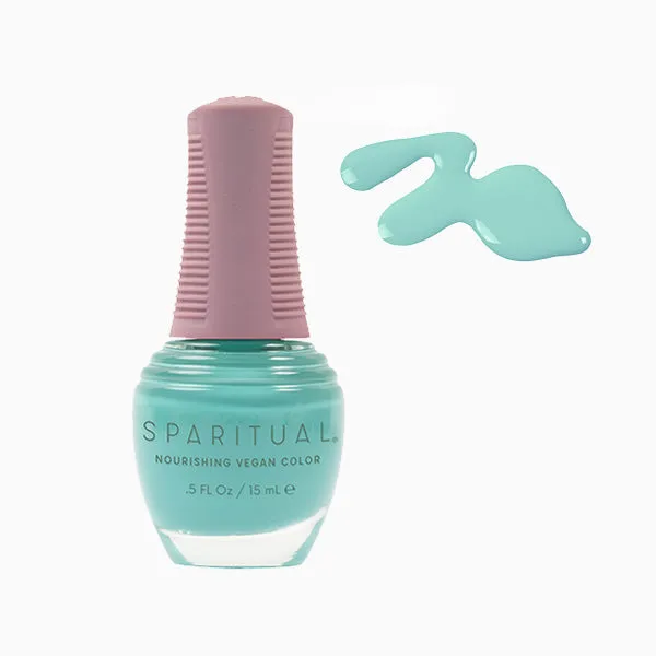 Sparitual Nourishing Lacquer Polish - Delight - Soft Mint Creme - 15ML