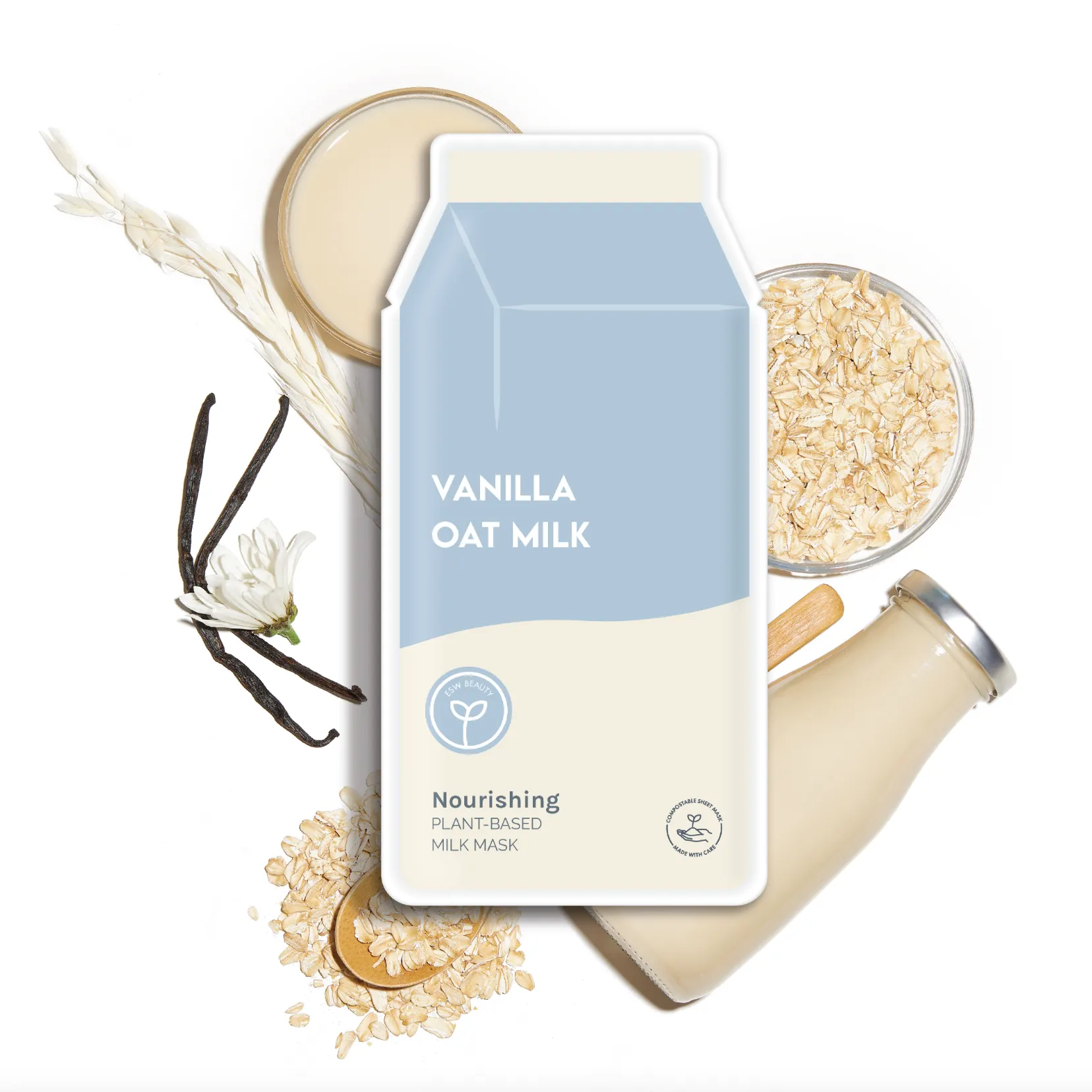 Vanilla Oat Milk Nourishing Plant Based Milk Mask