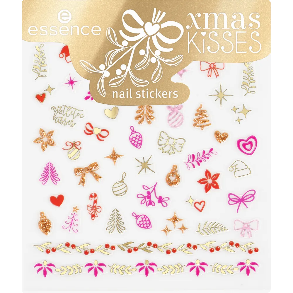 xmas KiSSES nail stickers